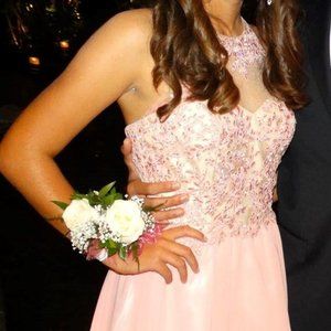 Beautiful Blush/Peach Dress like New